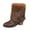 Brown, variant on Winter Warm Shoes Snow Boots for Women Winter Lined Boots Short Boots Warm Thick Heel
