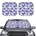 thumbnail image 2 of Windshield Sun Shade, Butterflies Foldable Car Sun Shade Windshield For Front, 2 Pieces, 2 of 4