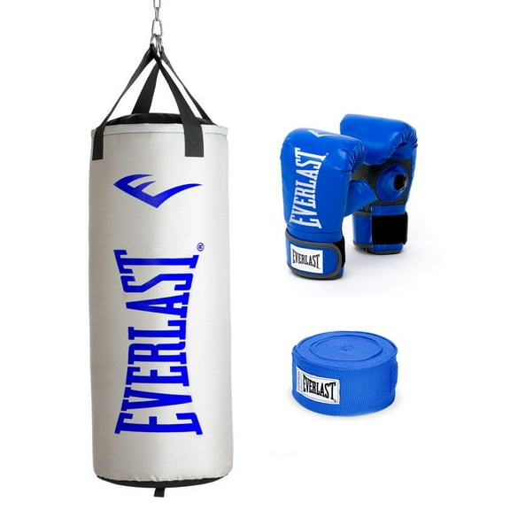 80lb Plat/Blue Heavy Bag Kit