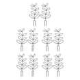 thumbnail image 1 of Destyer 2pieces Plant Climbing Made Easy Stackable Green Squares For Graceful Growth black Sharp tail style,2 sets 5Set, 1 of 6