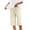 Khaki, variant on Bermuda Shorts For Women Drawstring Solid Color Pockets Solid Color Elastic Waist Shorts White