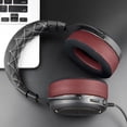thumbnail image 6 of SOULWIT Cooling Gel Earpads Cushions Replacement for Corsair HS75 XB/ HS70/Pro HS60/Pro HS50/Pro Gaming Headset/Headphones, Ear Pads with High-Density Noise Isolation Foam - Burgundy, 6 of 6