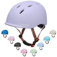 thumbnail image 1 of Casco de bicicleta para niños CELOID de 5 a 8 años, ajustable, color violeta, 1 of 6