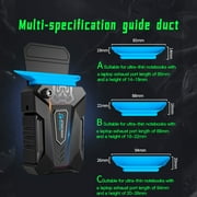 COOLCOLD Vacuum Portable Laptop Cooler USB Air Cooler Black notebook cooling for 12-17in Laptop