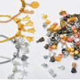 thumbnail image 3 of Perlas espaciadoras de metal, 140 unidades, plateadas y doradas, 3 of 6