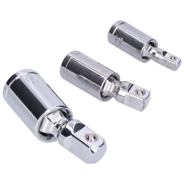 Juego de llaves de vaso universales, 3 piezas, juego de llaves de vaso de unión universal, adaptador de llave de vaso, artesanía excepcional