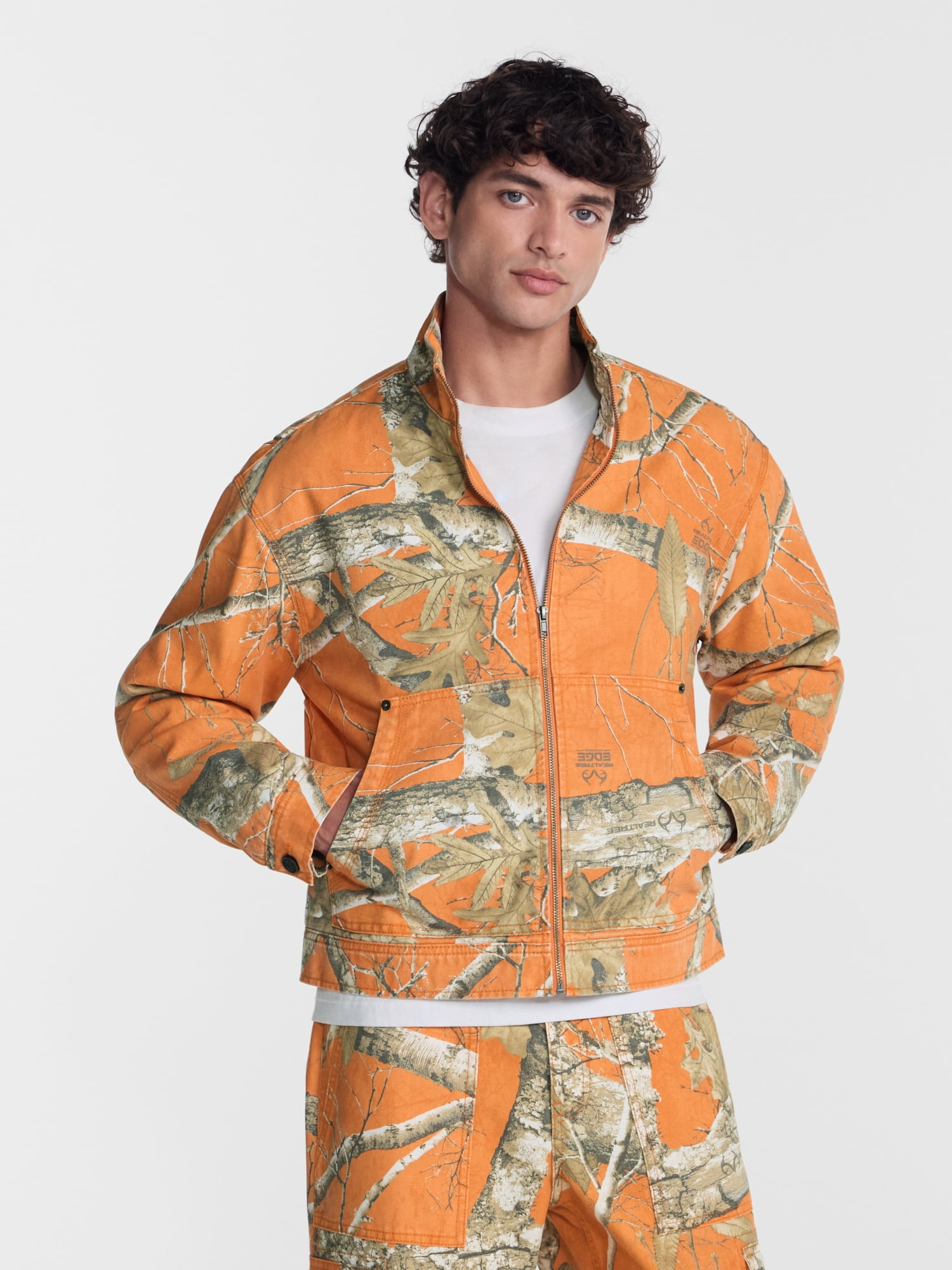 No Boundaries x Realtree Cotton Trucker Jacket, Men's Sizes XS-4XLT