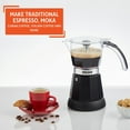 thumbnail image 5 of IMUSA 6 or 3 Cup Electric Espresso Maker Black Coffee Machine for Cuban Coffee, Moka and Espresso Drinks, 5 of 9