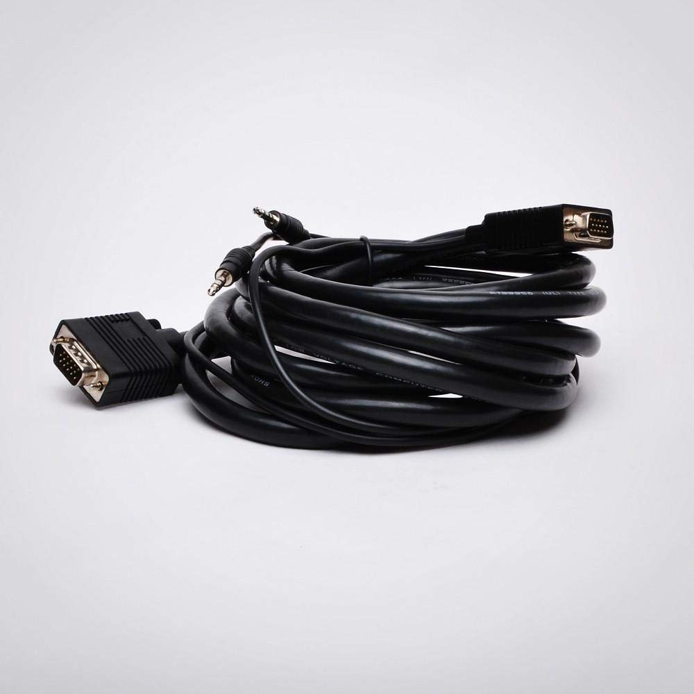 SVGA Cable with 3.5mm Audio - Double Shielded By FireFold - image 1 of 1