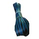 thumbnail image 1 of Minnieouse Diseño Simple tobillera brazalete cuerda trenzada llavero cordón bolso cuerdas joyería DIY artesanía Ropa, zapatos y accesorios Miscelánea Lago Negro Azul Minnieouse AP015838-01B, 1 of 6