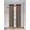 BROWN, variant on Gorgeous Home Linen 2pc Orange Rod Pocket Window Curtain Semi-Sheer Light Filtering 55" wide X 95" Set of 2
