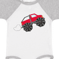 thumbnail image 4 of Inktastic Red Monster Truck Action Boys or Girls Baby Bodysuit, 4 of 5