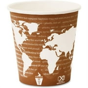 Eco-Products World Art Hot Beverage Cups 10 fl oz - 1000 / Carton - Multi - Paper, Resin - Hot Drink