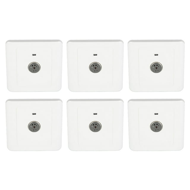Interruptor de retardo de ahorro de energía, 8 piezas Control de sonido oculto Interruptor de control acústico Panel de control de luz Parte superior de la línea