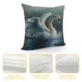 thumbnail image 4 of Orinice Swan Water Wings Graphic Decorative Pillow Cover for Home 18x18in, 4 of 5