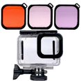 thumbnail image 1 of Caja de accesorios ZHAOCHENG para GoPro Hero 9 Black filtro de buceo rojo rosa morado AT1155, 1 of 5