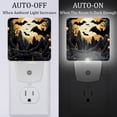 thumbnail image 2 of Halloween bats LED Square Night Lights - Energy Efficient and Contemporary Design - for Bedrooms and Hallways - Includes Sensor with Auto on/Off - Easy Installation, 2 of 6