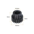 thumbnail image 2 of 1Mod 21T Pinion Gear 10mm Bore Hardened Steel Motor Rack Spur Gear with Step for RC Car Truck Gear Drive, 2 Set, 2 of 6