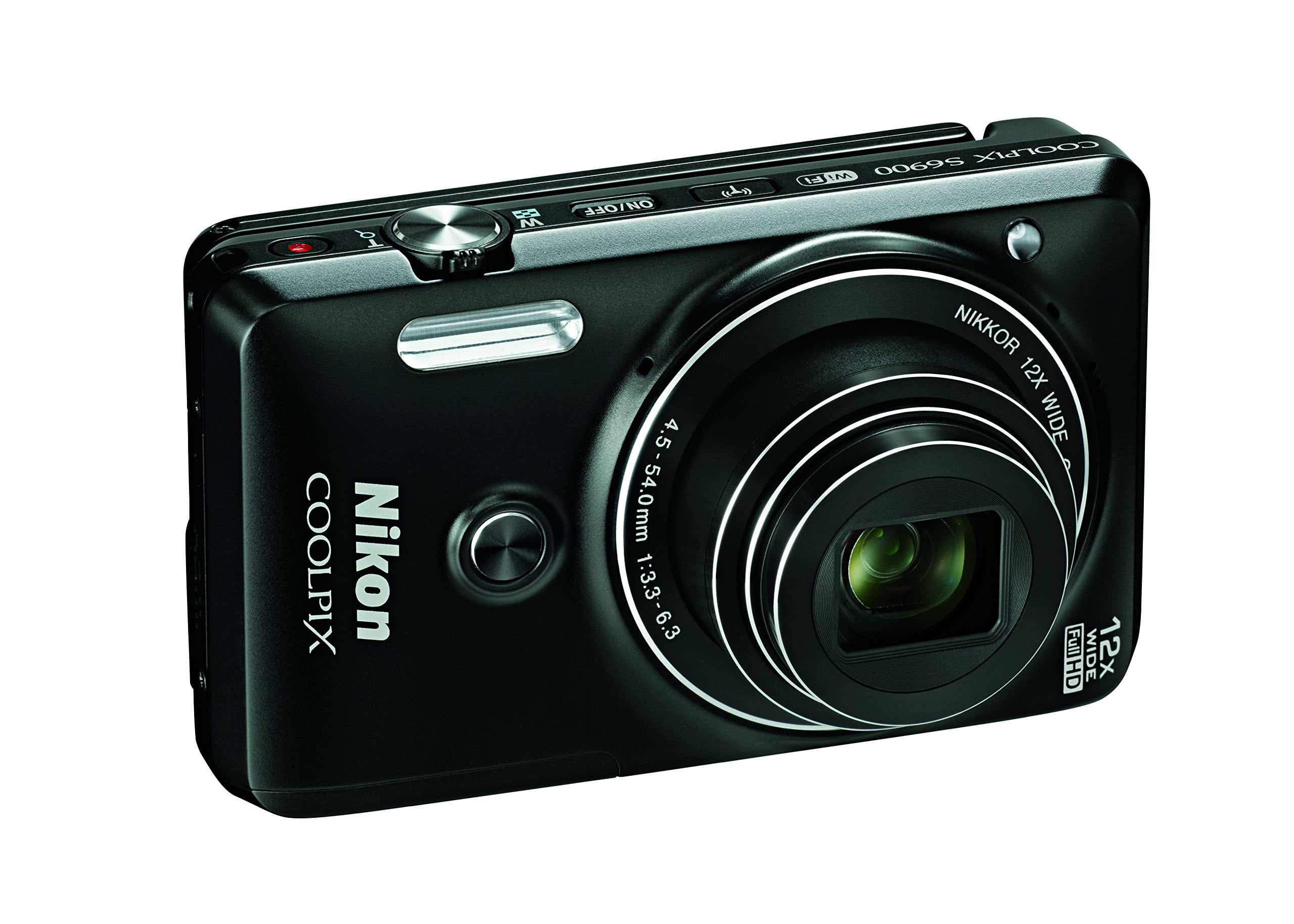 Nikon COOLPIX S6900 16 MP HD 1080p Wi-Fi CMOS Camera 12X Zoom Flip 