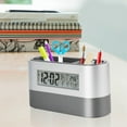 thumbnail image 4 of Reloj electrónico, innovador soporte para bolígrafo, reloj Digital LCD, reloj LCD, apariencia llamativa, 4 of 8