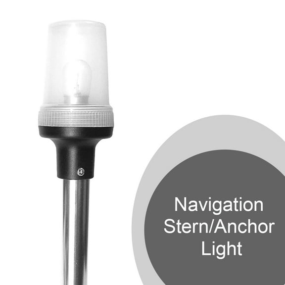 <h1>Shoreline Marine All Around Fold Down Boat Stern Navigation Light for Night Time Boating