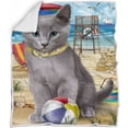 thumbnail image 1 of Couverture pour Chat Bleu Russe Adaptée aux Animaux de Compagnie BLNKT81111, 1 of 2