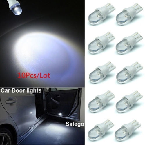 10Pcs T10 White 12V LED 194 168 158 W5W 