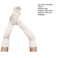 thumbnail image 7 of HEVIRGO 1 Pair Long Gloves Solid Color Super Soft High Elastic Fade-Resistant Wedding Party Women Gloves Ladies Mittens Party Supplies, 7 of 7
