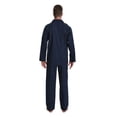 thumbnail image 6 of GLOBAL Men's 100% Cotton Long Sleeve Pajama Set, Breathable Lightweight Button Down Nightwear with Pants, S-3XL, 6 of 7