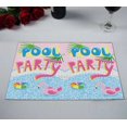 thumbnail image 2 of PKQWTM Cute Cartoon Pool Float Flamingo Pool Party Kitchen Dining Table Mats Placemats Size 12x18 Inches, Set of 2 Pieces, 2 of 2