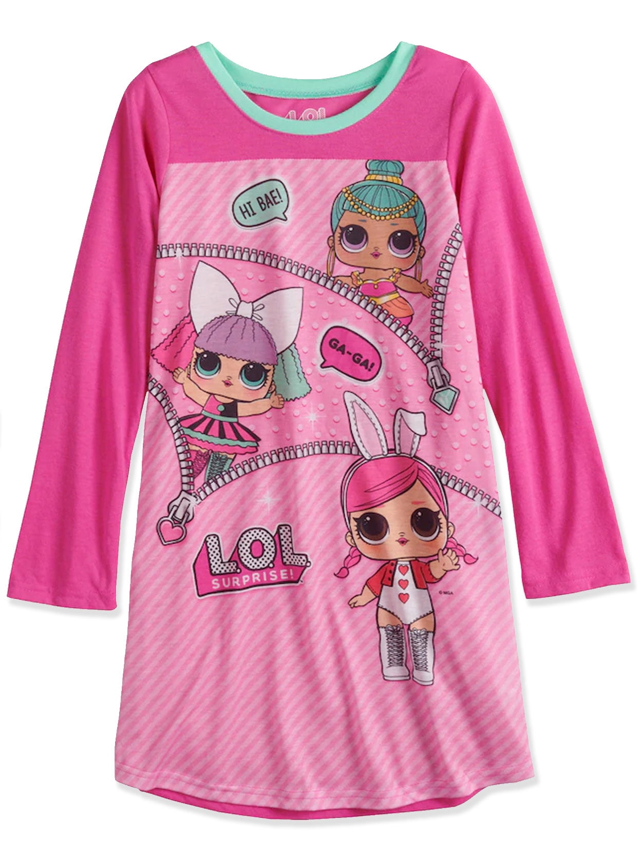 girls long sleeve nightie