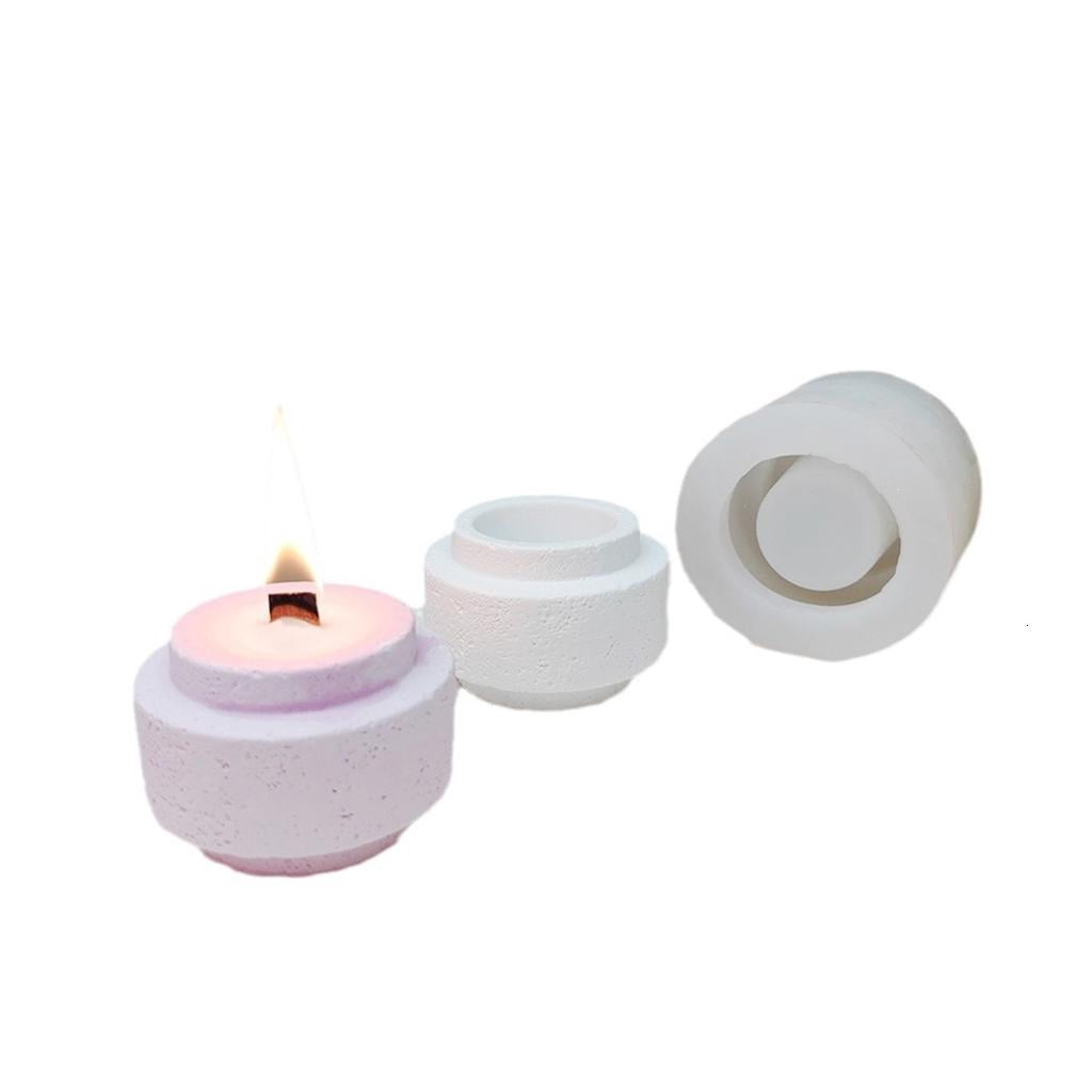 Handmade Round Candle Cup Casting Molds Scented Candle Silicone Molds Plaster Molds Craft Supplies for Candle Making