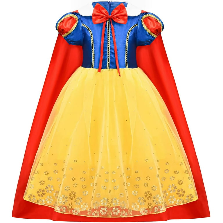 Avady Little Girls Princess Snow White Costume, Dress Up Party Dress with Red Cape, Ages 2-10 - Walmart.com Avady Little Girls Princess Snow White Costume, Dress Up Party Dress with Red Cape, Ages 2-10 - Walmart.com