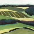 thumbnail image 2 of "Green Landscape" Fine Art Giant Canvas print 72"x72", 2 of 6