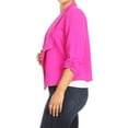 thumbnail image 3 of Women's Plus Size Women's Trendy Style Open Front Casual Blazer Jacket, 3 of 4