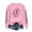 Pink, variant on SHE IS Womens Sweatshirts No Hood Cats Womens Hoodies Cropped Pullover Hoodie Y2k Plus Size Tops for Women 3x My Orders Placed