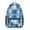 Bigfoot and Checker, variant on Bigfoot and Human Black Pattern Backpack for School, Cute School Bag with Adjustable Shoulder Straps and Padded Back, 15.3"x11"x6.7"