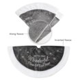 thumbnail image 7 of Cheers.US Plush Velvet Sherpa Christmas Tree Skirt, Large Classic Tree Collar, Large Velvet Tree Skirt Country Rustic Indoor Xmas Decorations for Party and Holiday,Washable-35.43", 7 of 7