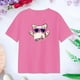 thumbnail image 2 of Camiseta con estampado de gato de dibujos animados para mujer, camiseta con cuello redondo para senderismo, desplazamientos y acampadas S Yuyangstore Camiseta para mujer, 2 of 8