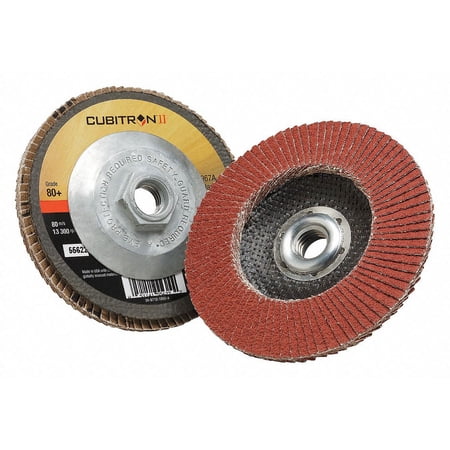 UPC: 0051141556222 | 3m Cubitron Ii Flap Disc  4 1/2 in Dia  5/8 in Arbor 7100031307