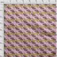 thumbnail image 3 of oneOone Cotton Poplin Fabric Leaves Block Print Sewing Fabric BTY 56 Inch Wide, 3 of 4