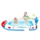 thumbnail image 4 of Aspersor inflable para piscina, apariencia de dirigible, almohadilla de aspersor firme para niños, para juegos al aire libre en el patio trasero, 4 of 11