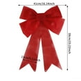 thumbnail image 3 of Christmas Tree Bow Toppers,Large Lighted Christmas Bows Red,Big Red Bow with Light Glitter Sparkly for Christmas Decorations Indoor Outdoor,Xmas Decor for Wreath Fence Stairs Fireplace Front Door, 3 of 9
