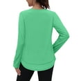 thumbnail image 4 of PFRNLF Long Sleeve Workout Shirts for Women Lightweight UPF 50+ UV T Shirts Gym Athletic Quick Dry Tops, 4 of 8