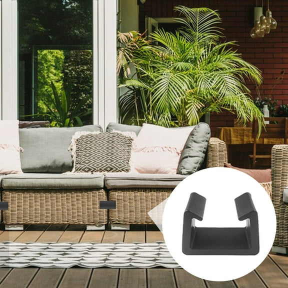 Garden Furniture Connectors Rattan Sofa Clips Polyrattan Retaining Clamps Outdoor Patio Chair Fixing Clips Durable Fasteners