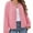 Pink, variant on Women Oversized Button Down Cardigan Chunky Knit Long Sleeve Sweater