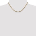 thumbnail image 4 of Primal Gold 14 Karat 2.75mm Tri-color Pave Valentino Chain, 4 of 5