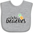 thumbnail image 3 of Inktastic Hawaiian Pineapple Aloha Beaches Boys or Girls Baby Bib, 3 of 4