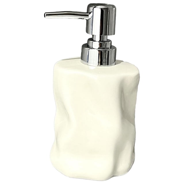 Dispensador de jabón líquido, contenedor para lavado de manos, dispensador de jabón con botella con bomba de loción Blanco