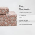 thumbnail image 7 of Lush Decor Zara Floral Block Cotton Sheet Set 3 Piece Set Twin Terracotta - Floral Sheets - Twin Bed Sheets - Kids Bedding - Vintage Coquette Decor, 7 of 7